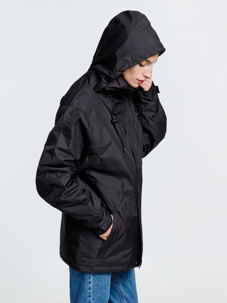 Парка унисекс Liubliana, черная / Миниатюра WWW (1000)