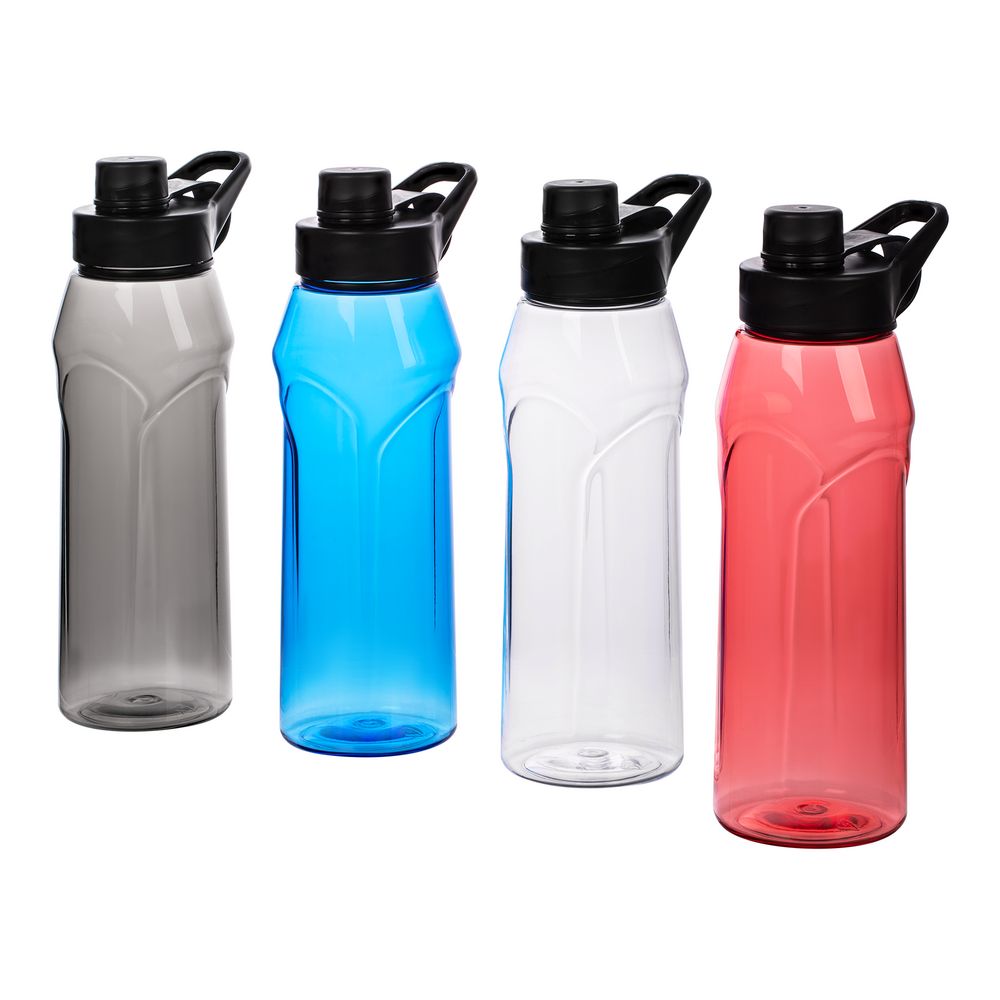 Бутылка для воды Primagrip, черная / Миниатюра WWW (1000)