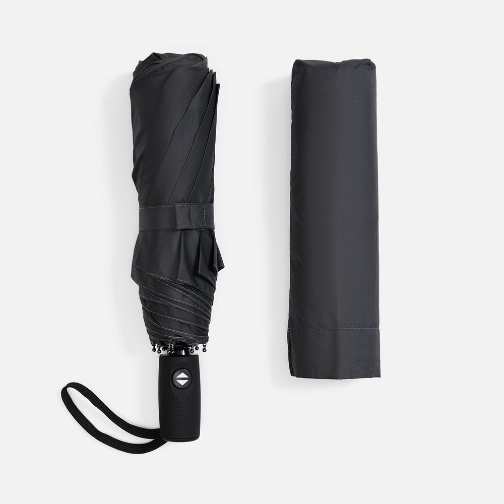 Складной зонт Dome Double с двойным куполом, серый / Миниатюра WWW (1000)