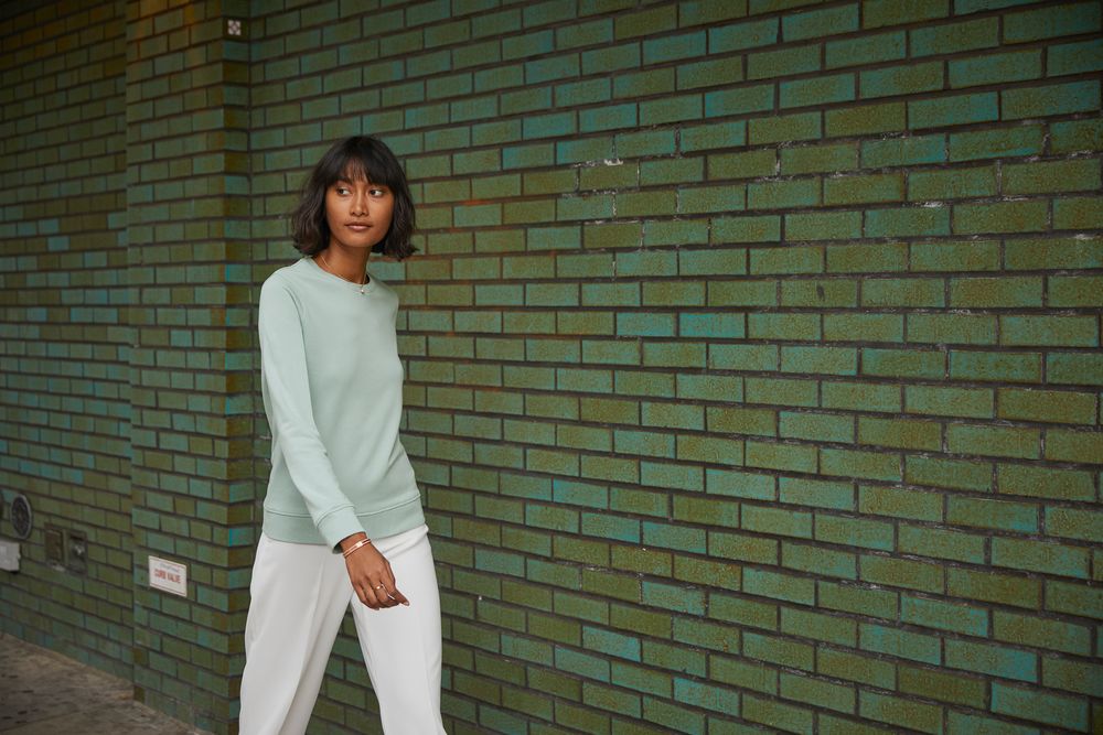 Свитшот женский BNC Organic, молочно-белый / Миниатюра WWW (1000)