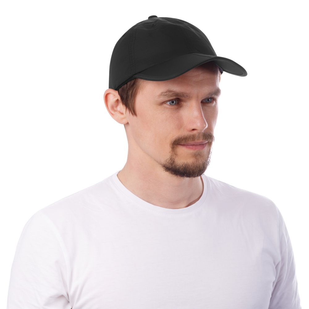 Бейсболка складная Ben Lomond, черная / Миниатюра WWW (1000)