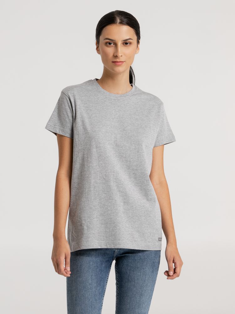 Футболка унисекс Firm Wear, серый меланж / Миниатюра WWW (1000)