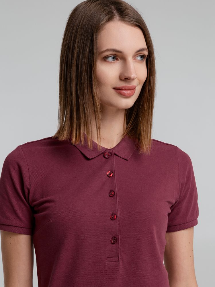 Рубашка поло женская Neptune, вишнево-красная / Миниатюра WWW (1000)