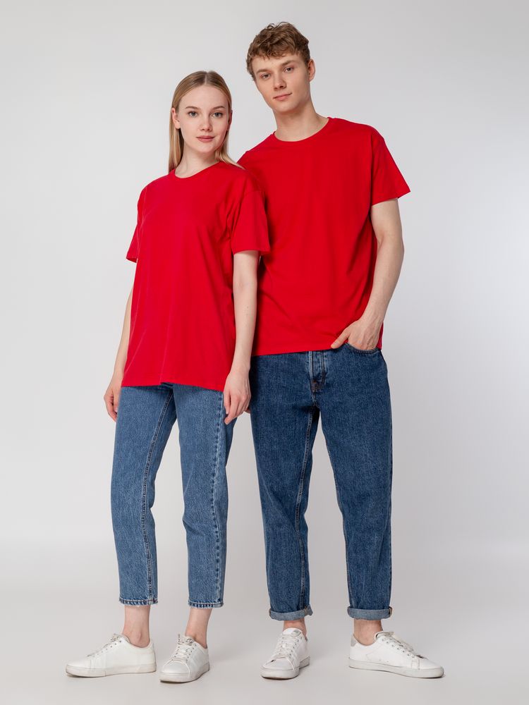 Футболка унисекс Regent 150, ярко-розовая (фуксия) / Миниатюра модельного (1000)