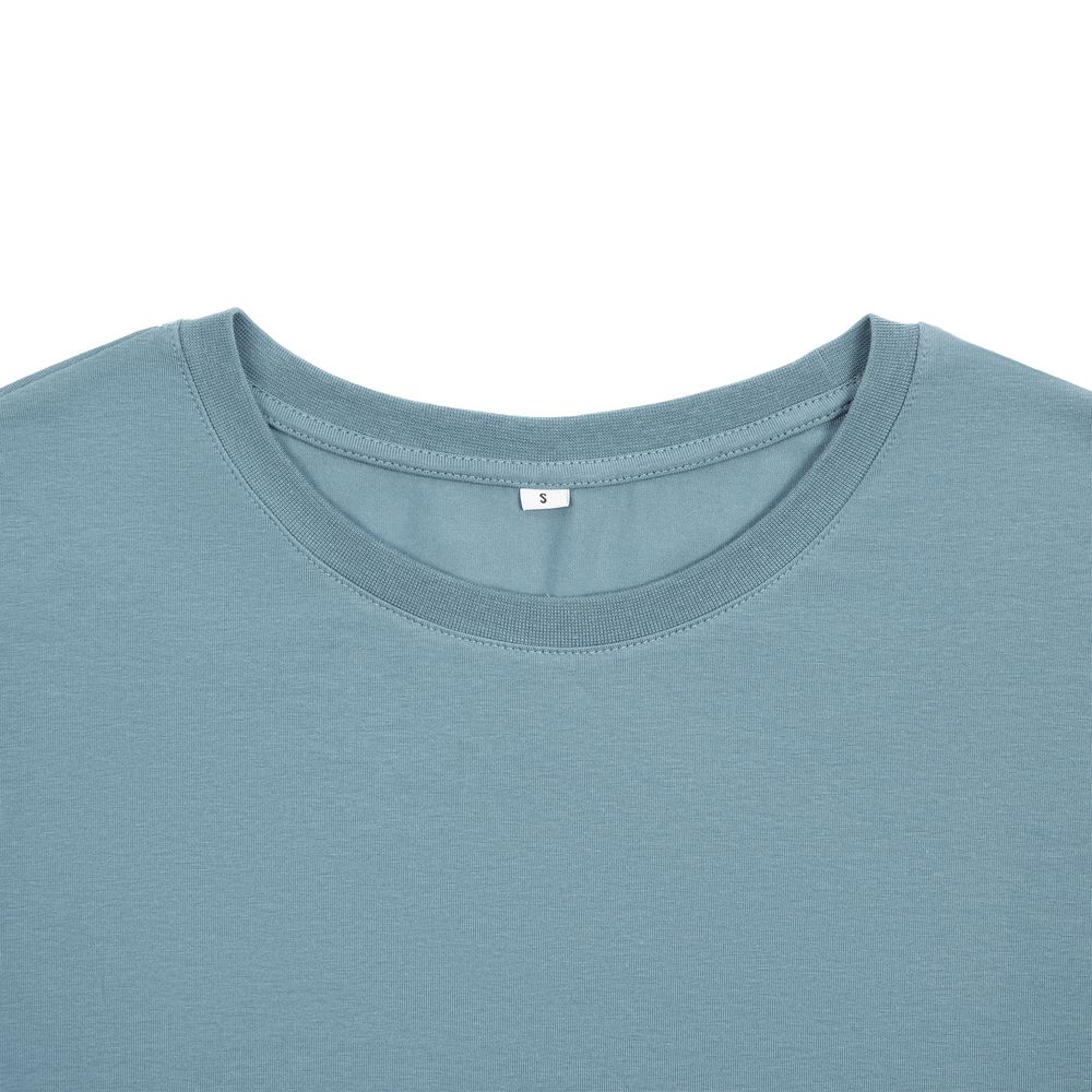 Футболка унисекс оверсайз Crosstown, серо-зеленая / Миниатюра WWW (1000)