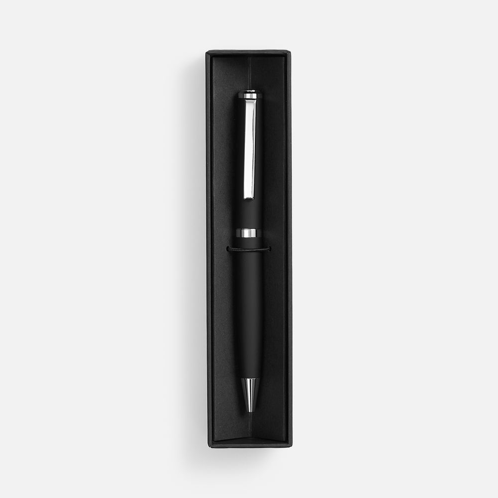 Ручка шариковая Inkish Chrome, черная / Миниатюра WWW (1000)