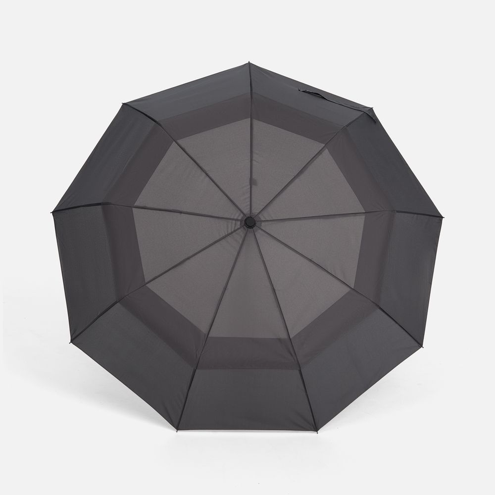 Складной зонт Dome Double с двойным куполом, серый / Миниатюра WWW (1000)