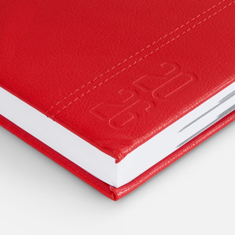 Ежедневник Baza, датированный, красный / Миниатюра WWW (1000)