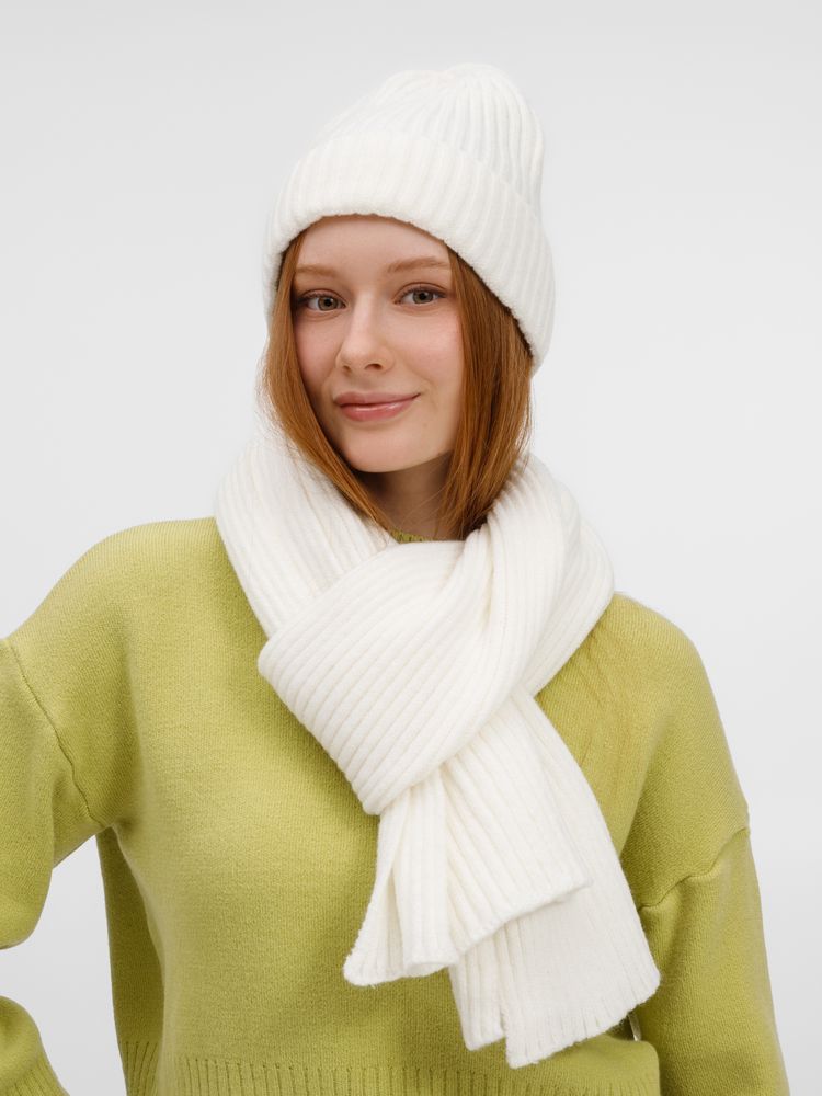 Шарф Laconi, молочно-белый / Миниатюра WWW (1000)