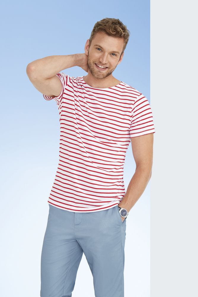 Футболка Miles Men серая с желтым / Миниатюра WWW (1000)