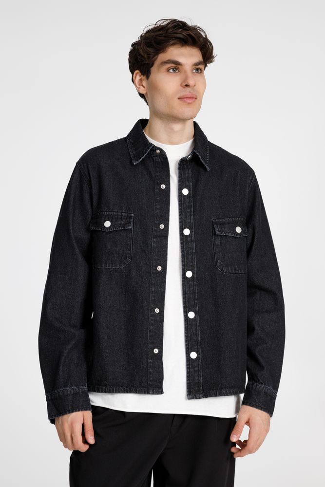 Куртка джинсовая O3, черная / Миниатюра WWW (1000)