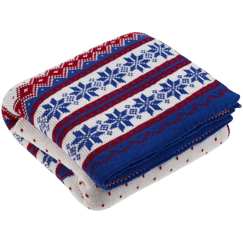 Плед Happy View, синий с красным / Миниатюра WWW (1000)