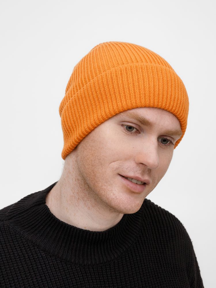 Шапка Nobilis Mono, оранжевая (абрикос) / Миниатюра WWW (1000)