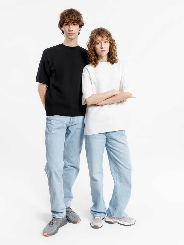 Джемпер с коротким рукавом Siluetti Volumica, молочно-белый / Миниатюра WWW (1000)