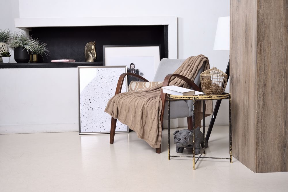 Плед Stille, бежевый / Миниатюра WWW (1000)