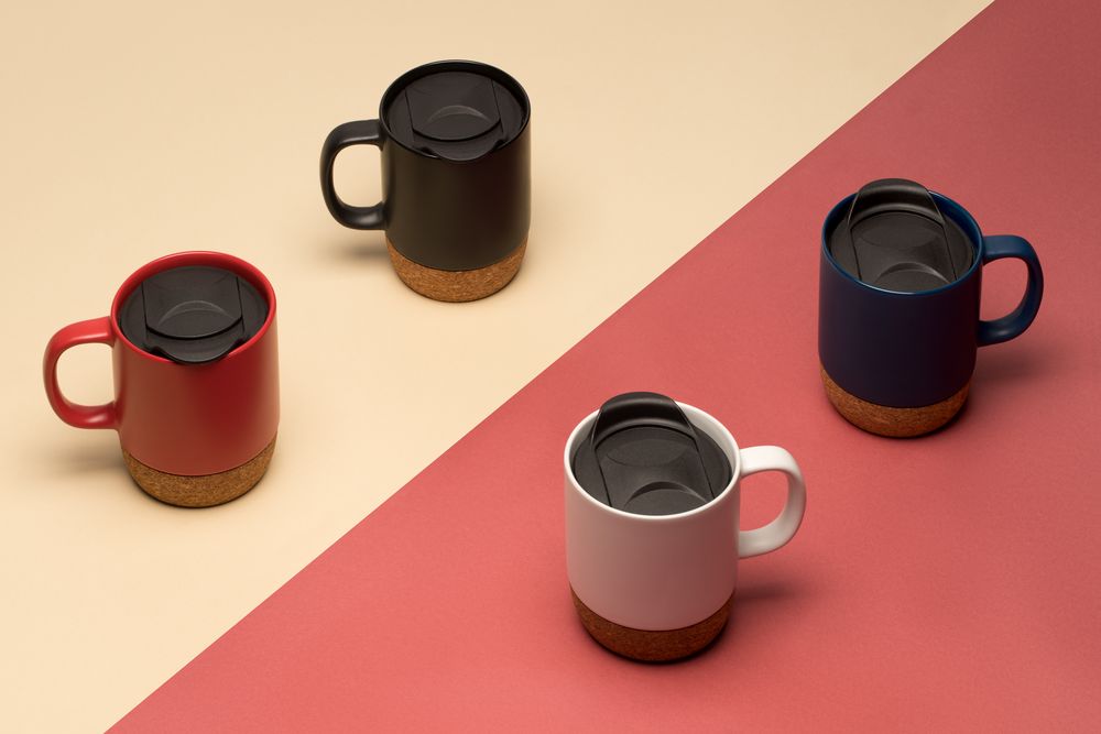 Кружка Corky Walk, синяя / Миниатюра WWW (1000)