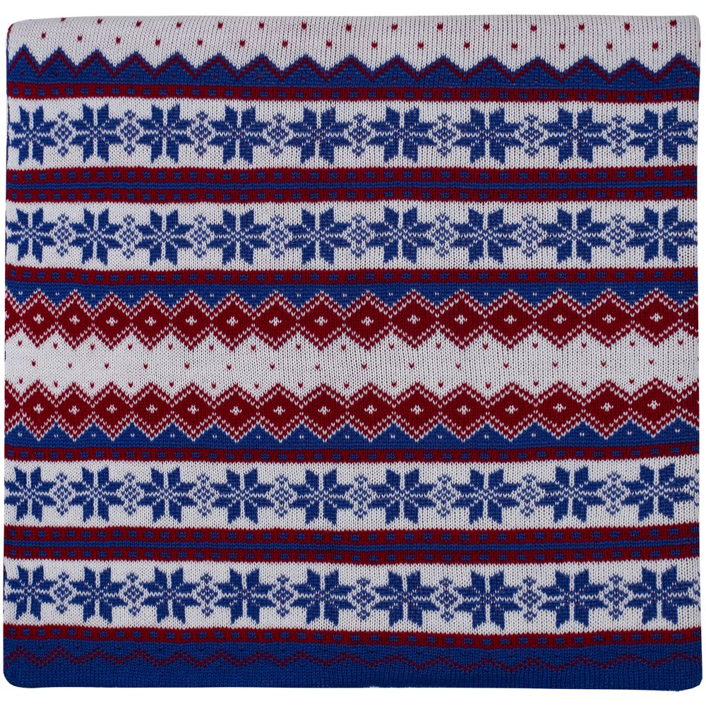 Плед Happy View, синий с красным / Миниатюра WWW (1000)