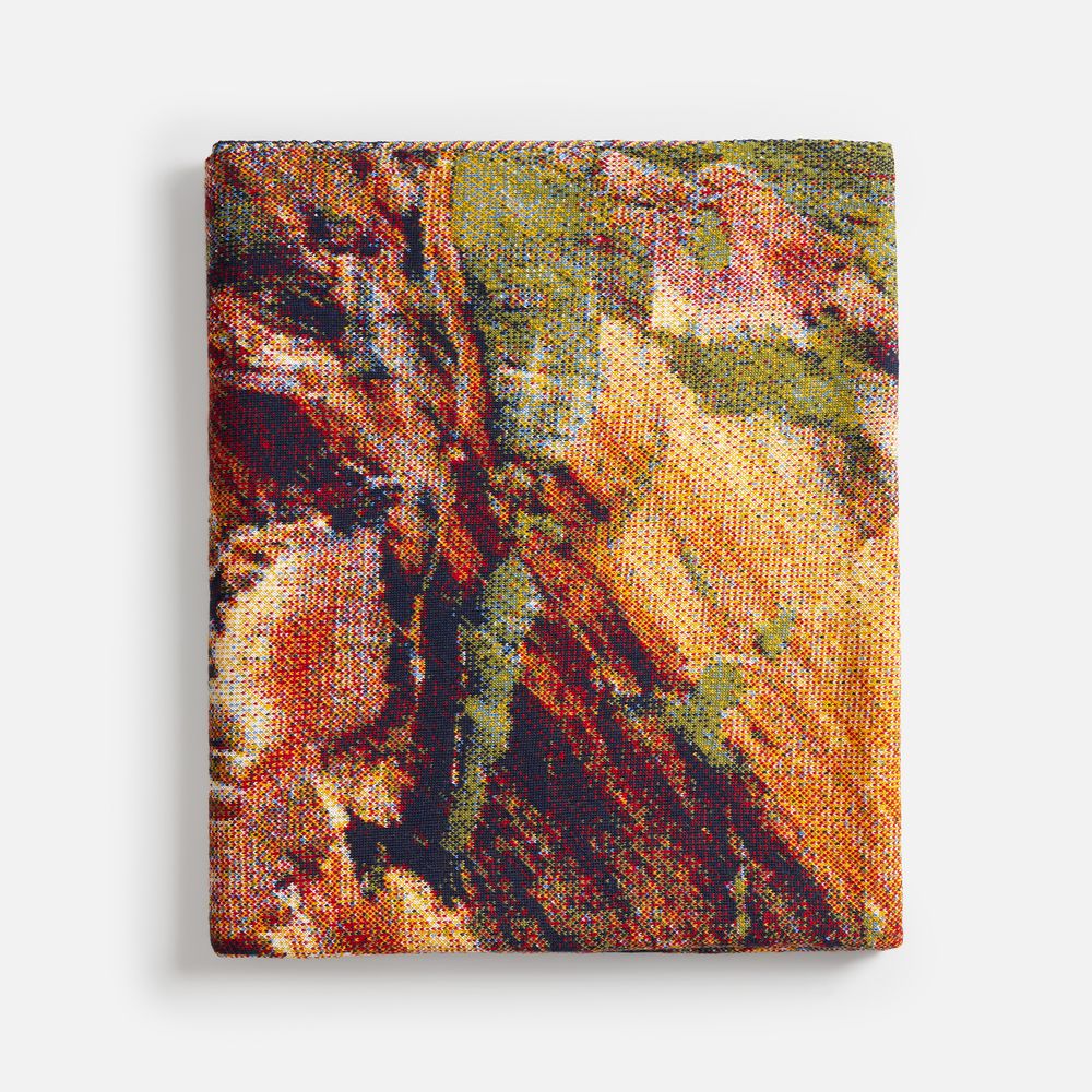 Плед Multicolor Net на заказ, S, полушерсть / Миниатюра WWW (1000)