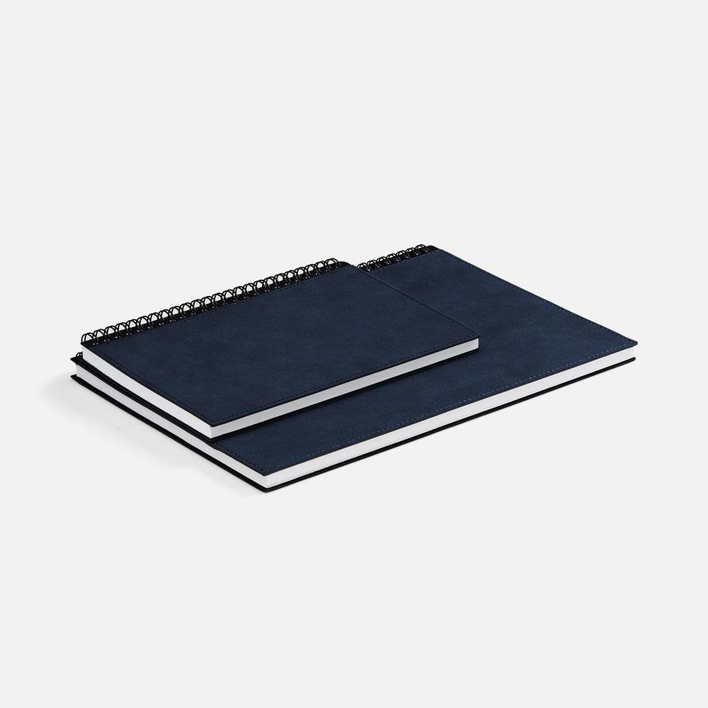 Ежедневник Notera Maxi, недатированный, синий / Миниатюра WWW (1000)