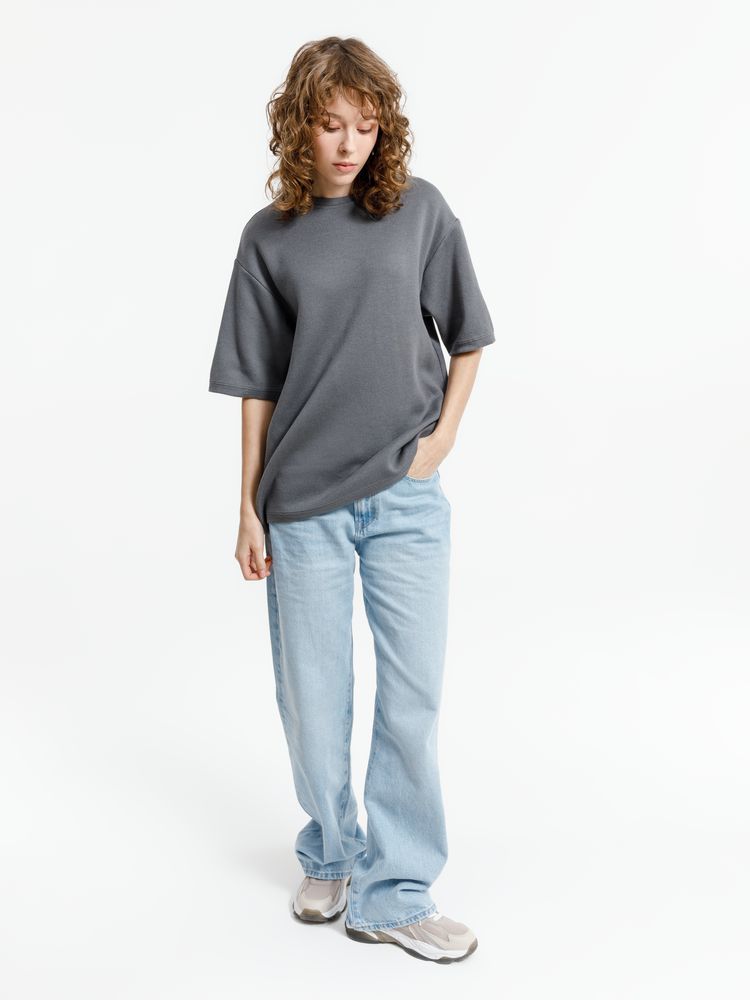 Джемпер с коротким рукавом Siluetti Volumica, серый / Миниатюра WWW (1000)