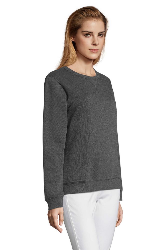 Толстовка женская Sully Women, черный меланж / Миниатюра WWW (1000)