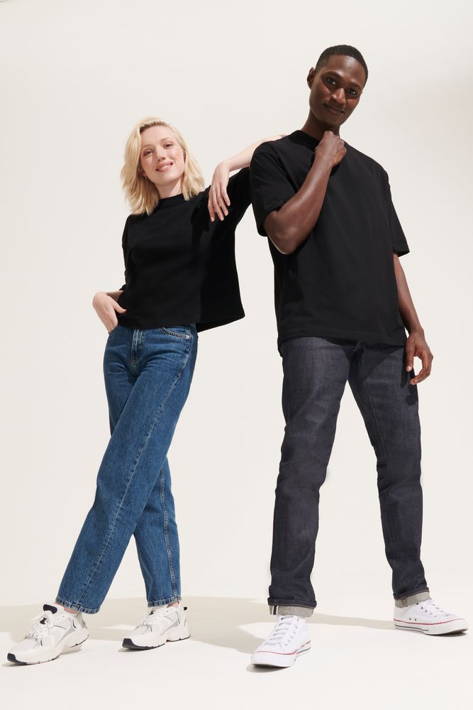 Футболка оверсайз мужская Boxy Men, черная / Миниатюра имиджевого (1000)