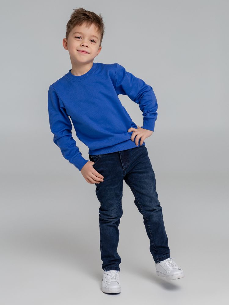 Свитшот детский Toima Kids, ярко-синий / Миниатюра WWW (1000)
