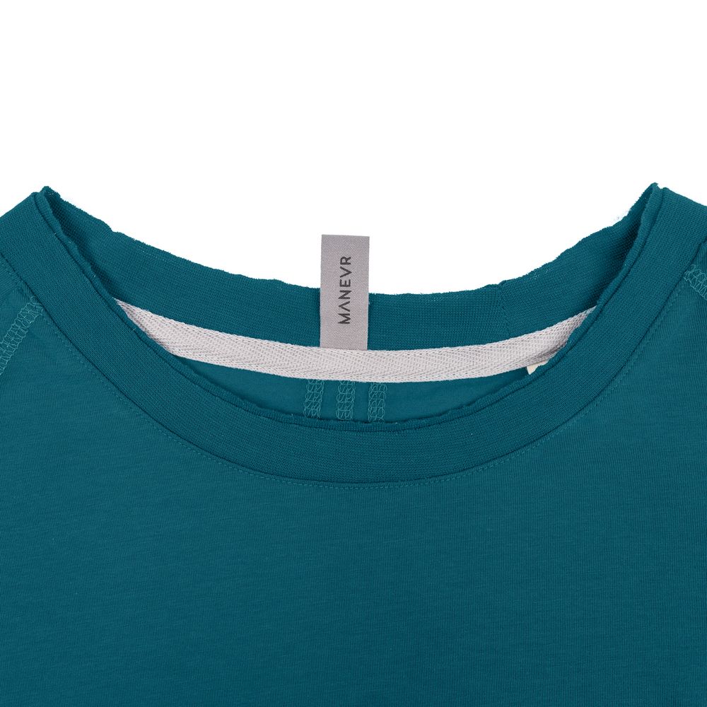 Футболка унисекс Vozduh 1.0, темно-бирюзовая / Миниатюра WWW (1000)