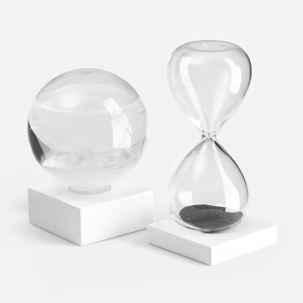 Штормгласс Mystery, белый / Миниатюра WWW (1000)