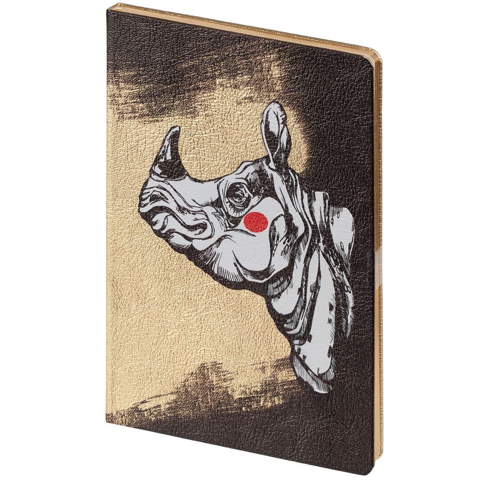 Блокнот NosoRock, золотистый / Миниатюра WWW (1000)