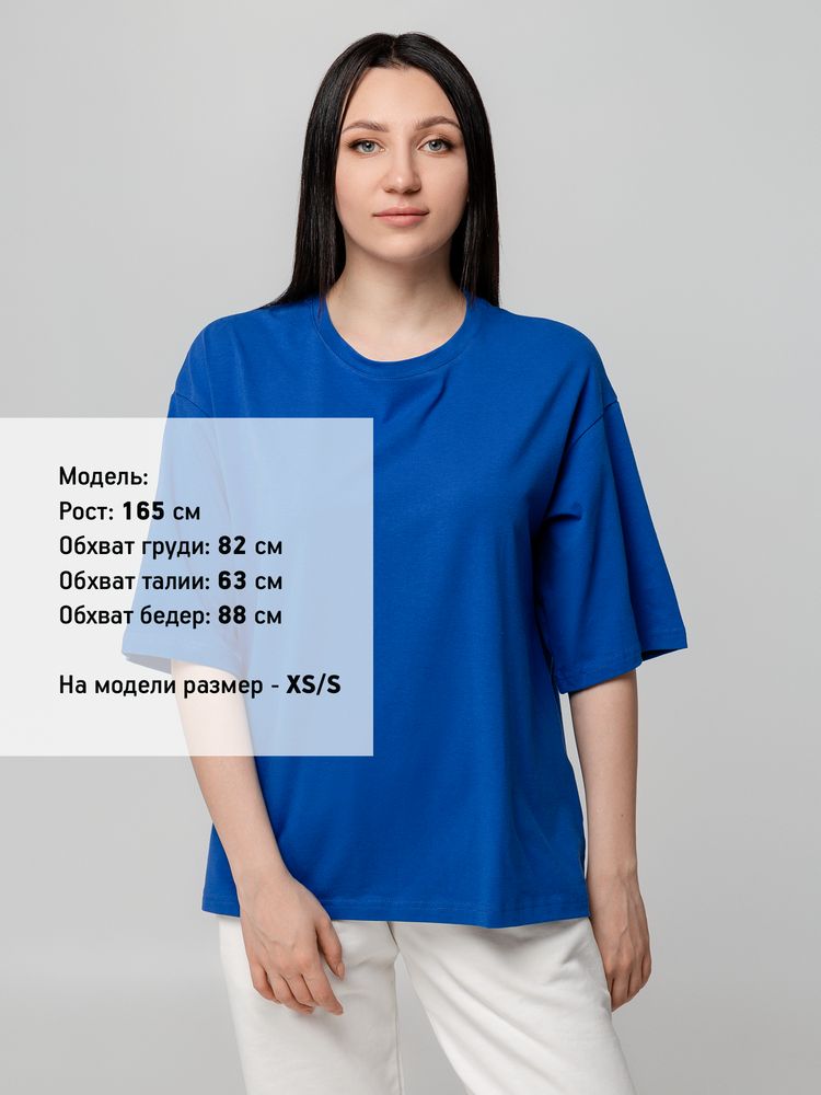 Футболка унисекс оверсайз Street Vibes, ярко-синяя / Миниатюра WWW (1000)