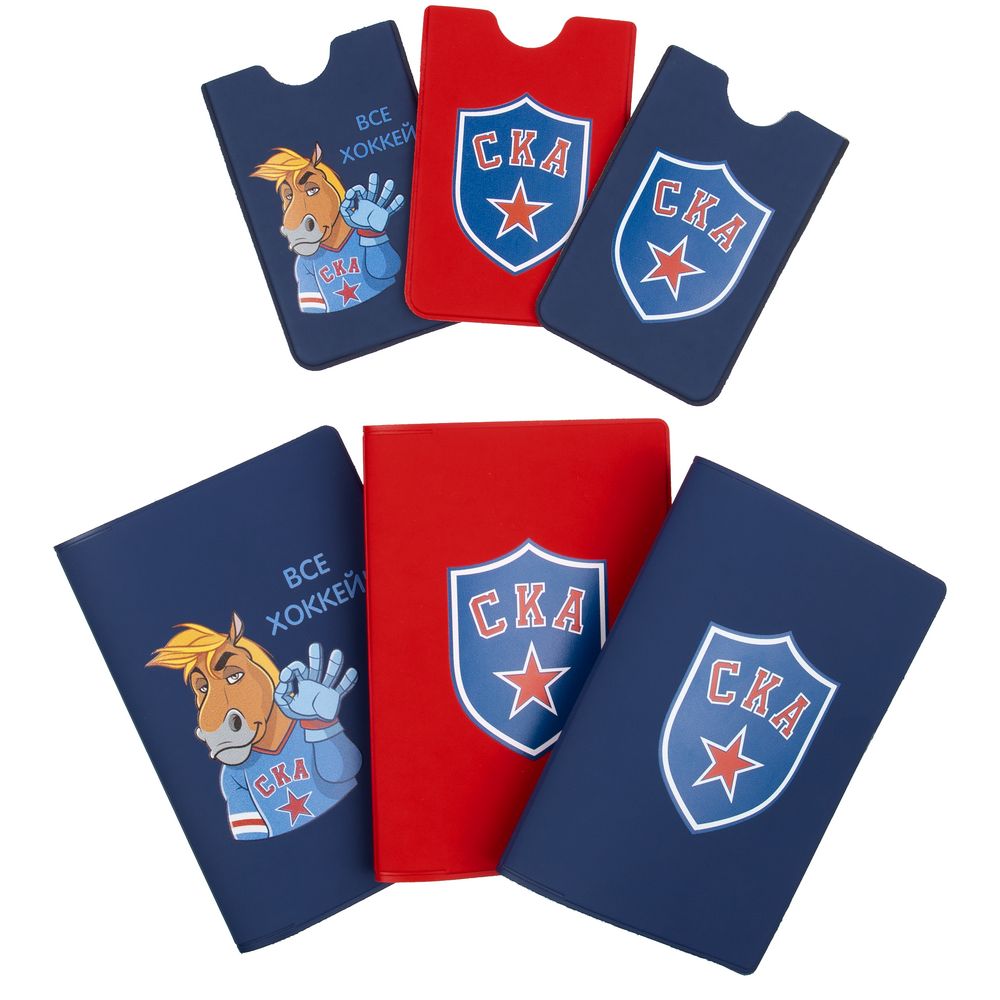 Обложка для паспорта «СКА», синяя / Миниатюра WWW (1000)