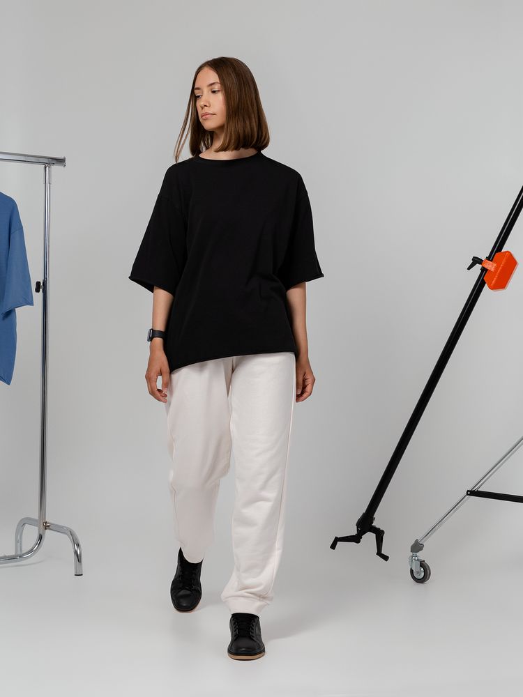 Футболка оверсайз Vozduh 2.0, темно-серая (графит) / Миниатюра WWW (1000)