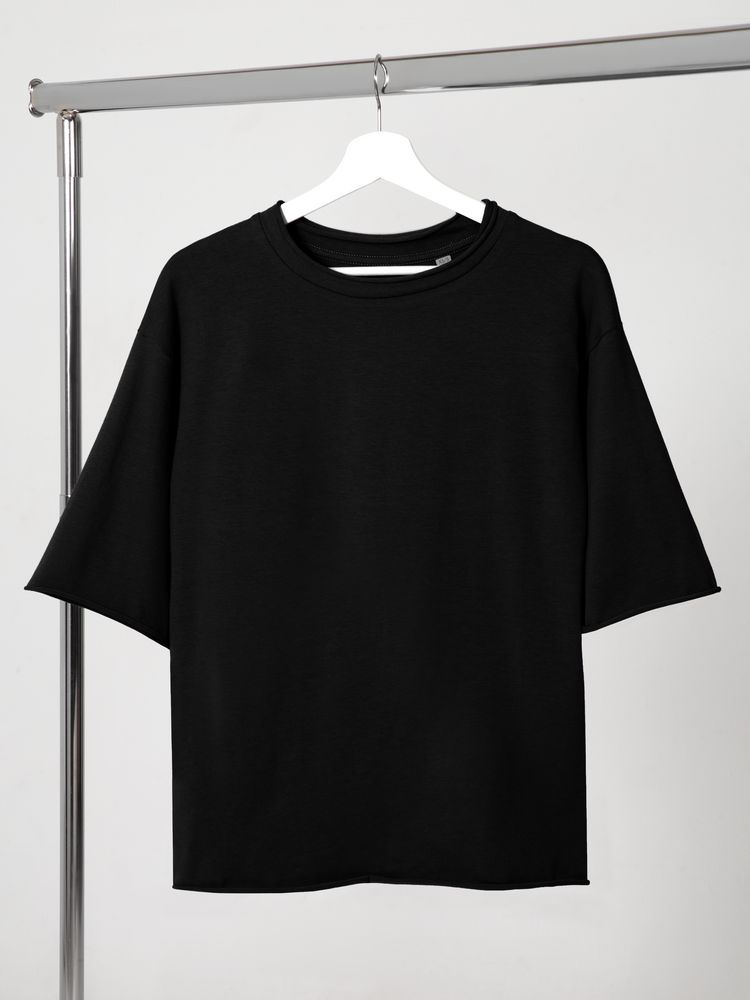 Футболка оверсайз Vozduh 2.0, темно-серая (графит) / Миниатюра WWW (1000)