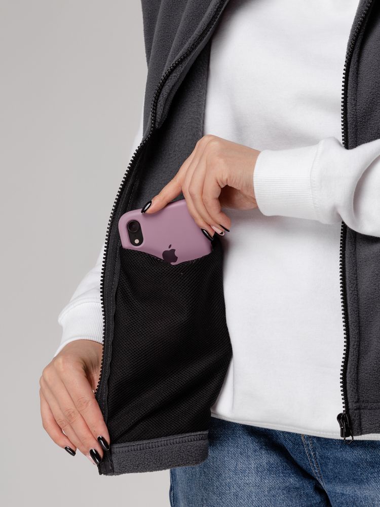 Жилет флисовый Manakin, темно-серый / Миниатюра WWW (1000)