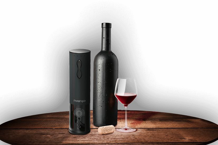 Винный набор с электрическим штопором Bolsena, черный / Миниатюра WWW (1000)