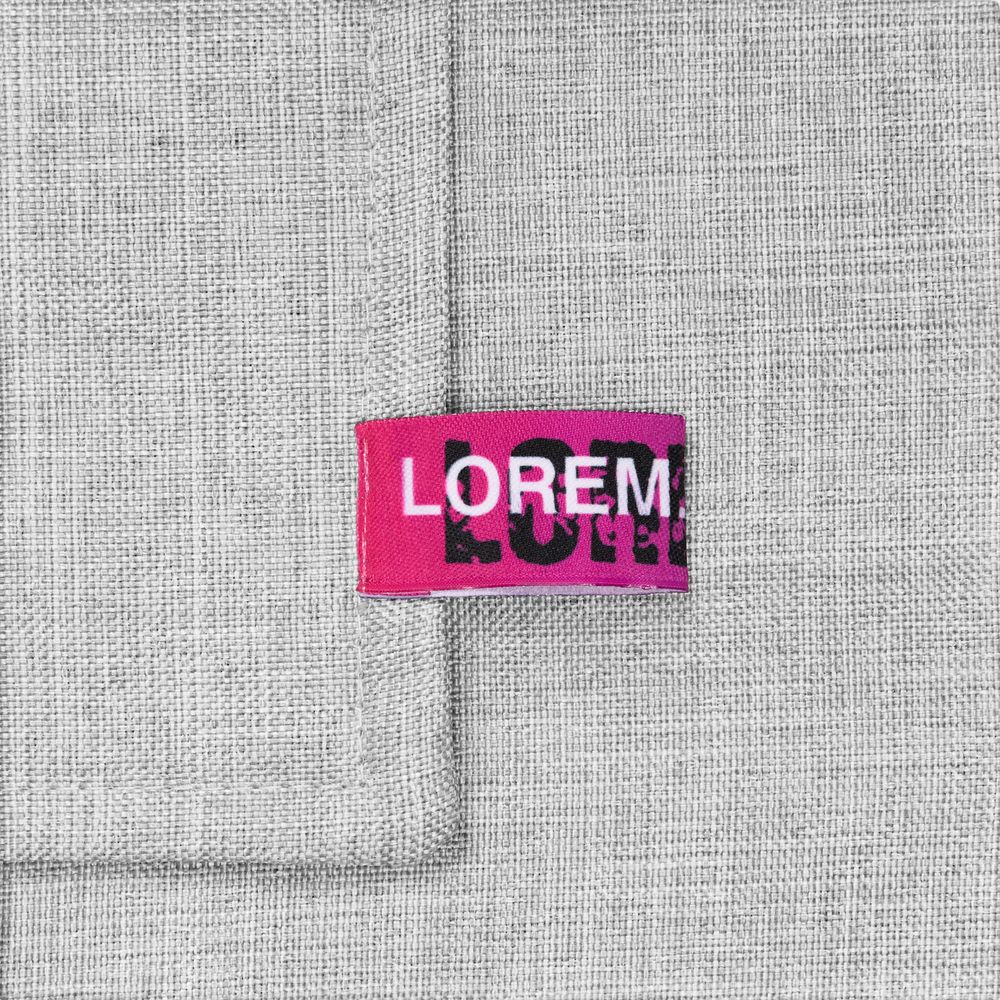 Подушка Settle In, серая / Миниатюра нанесения (1000)