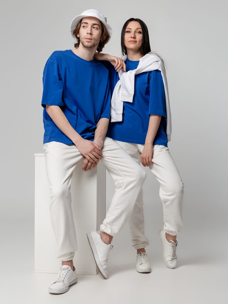 Футболка унисекс оверсайз Street Vibes, ярко-синяя / Миниатюра WWW (1000)