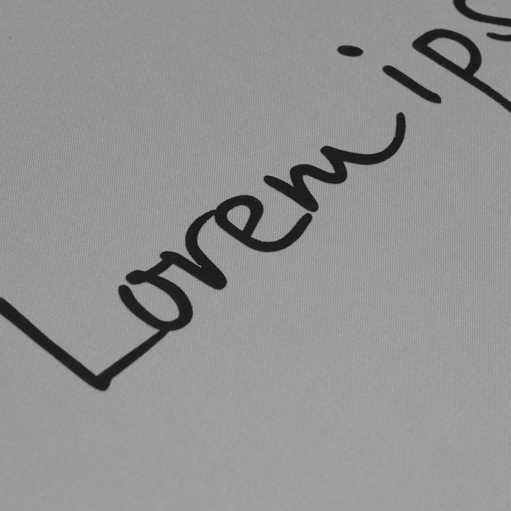 Зонт складной Hard Work с проявляющимся рисунком, серый / Миниатюра нанесения (1000)