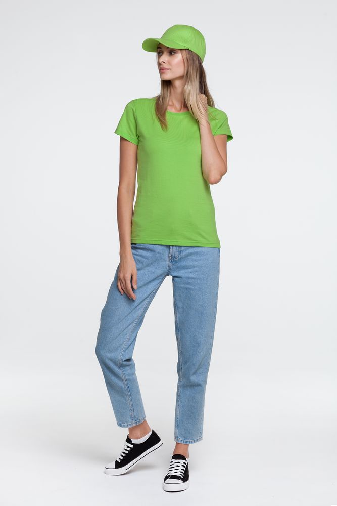 Футболка женская T-bolka Lady, зеленое яблоко / Миниатюра WWW (1000)