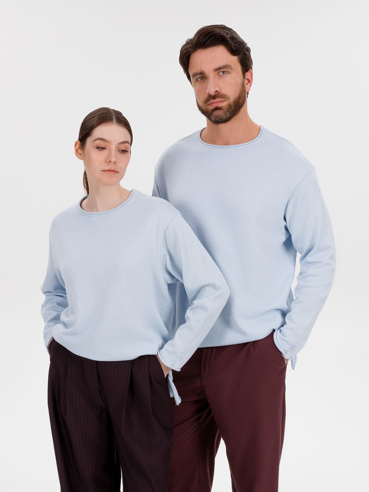 Лонгслив унисекс Siluetti Fuori, светло-голубой / Миниатюра WWW (1000)