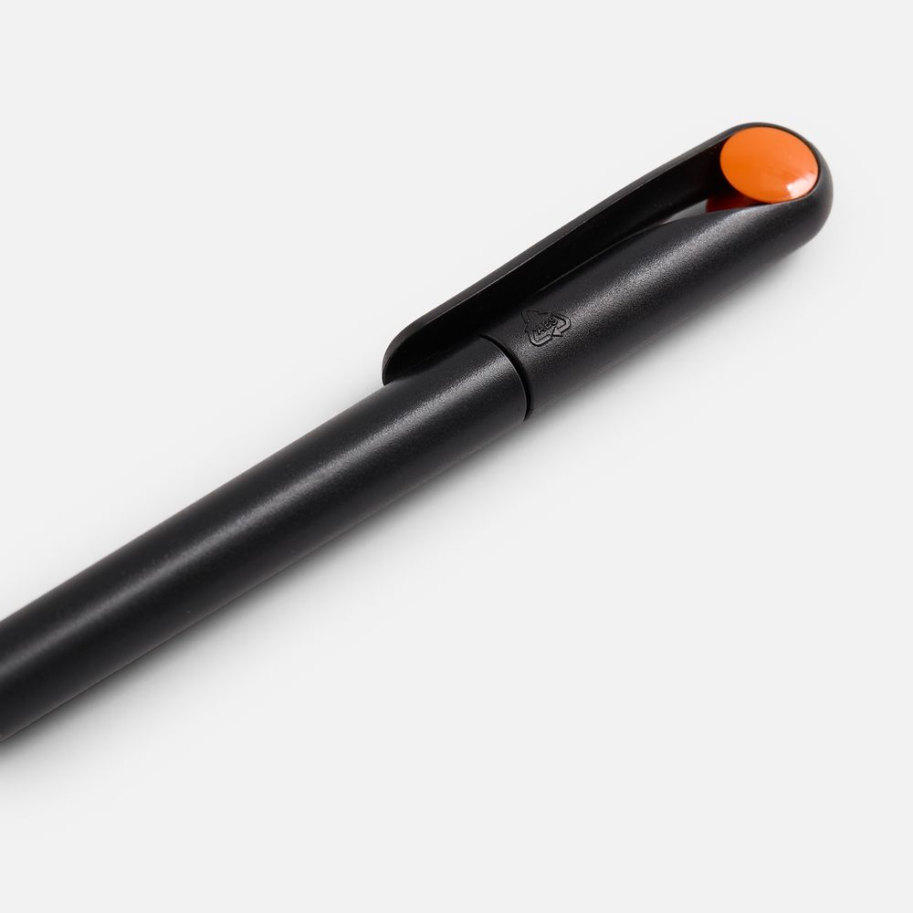 Ручка шариковая Prodir DS1 TMM Dot, черная с оранжевым / Миниатюра WWW (1000)