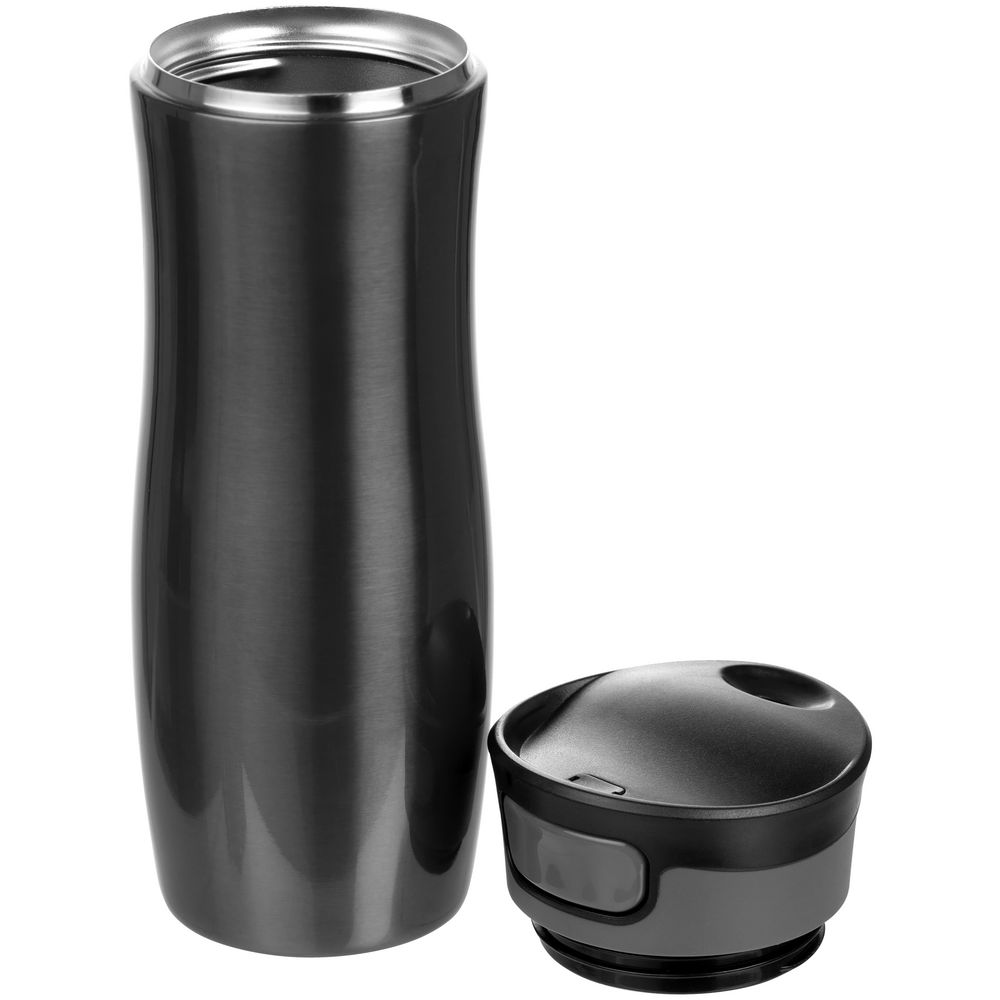 Термостакан Tansley, герметичный, вакуумный, серо-стальной / Миниатюра WWW (1000)