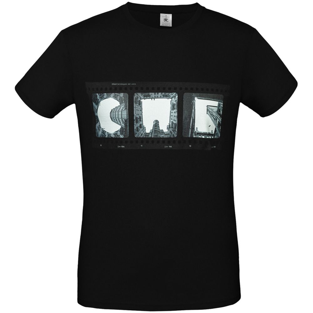 Футболка «Небо-душа», черная / Миниатюра WWW (1000)