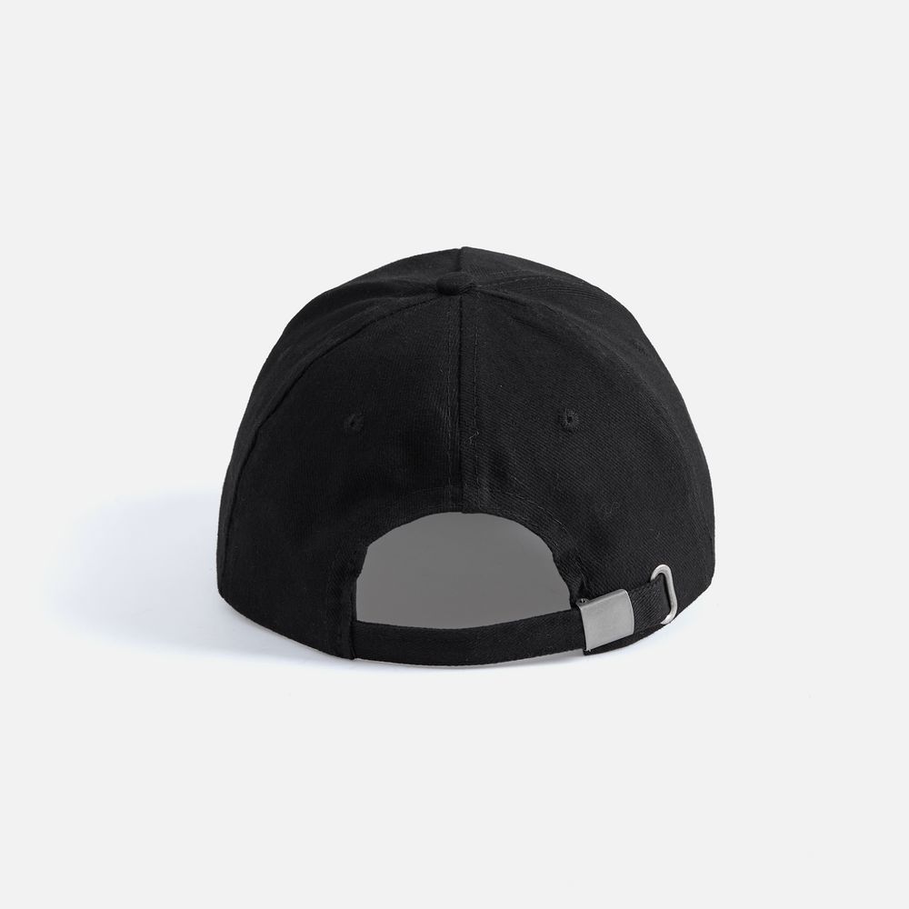 Бейсболка Long Beach, черная с ярко-синим / Миниатюра WWW (1000)