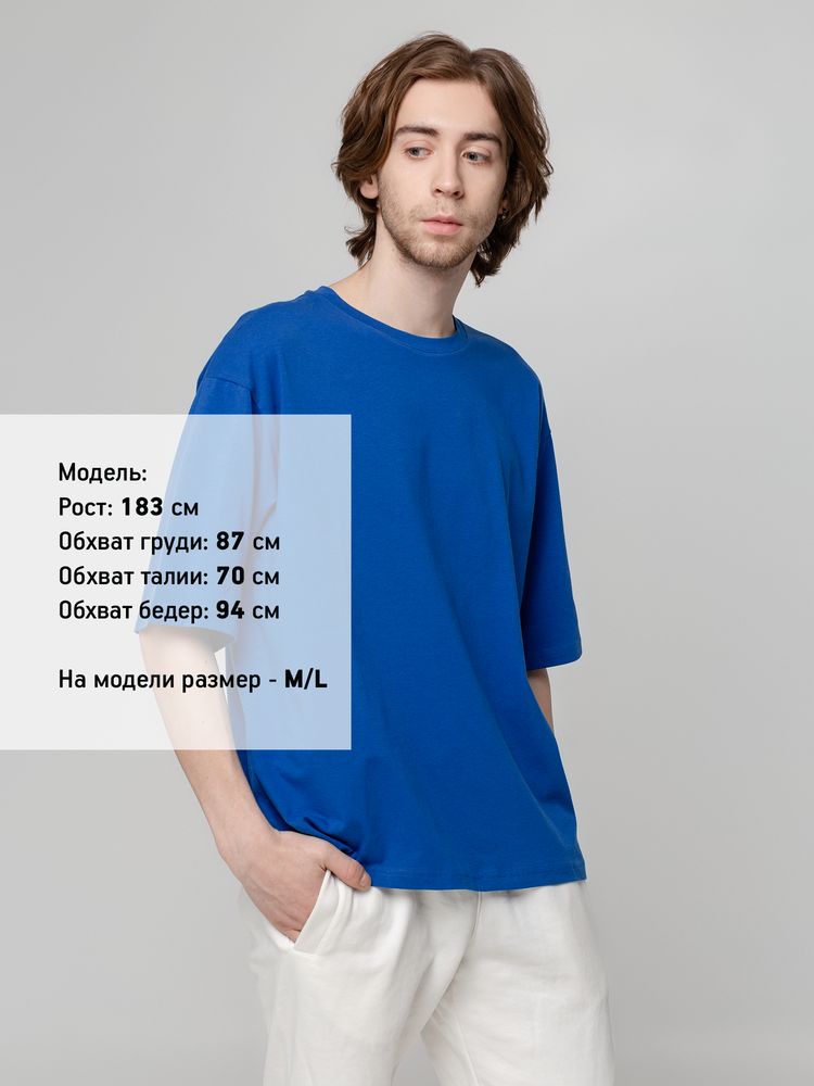 Футболка унисекс оверсайз Street Vibes, ярко-синяя / Миниатюра WWW (1000)