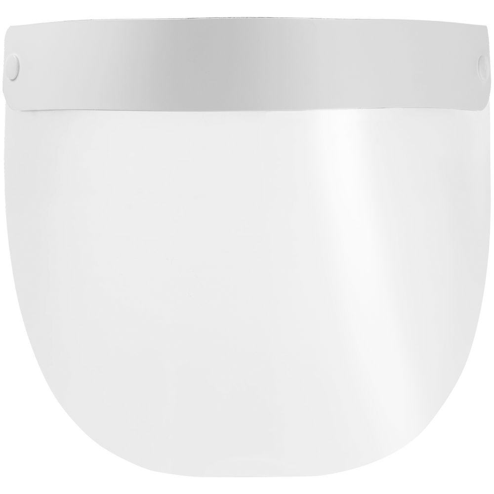 Прозрачный экран для лица Barrier, немедицинский, с белой лентой / Миниатюра WWW (1000)