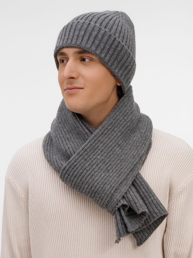 Шарф Laconi, темно-серый меланж / Миниатюра WWW (1000)