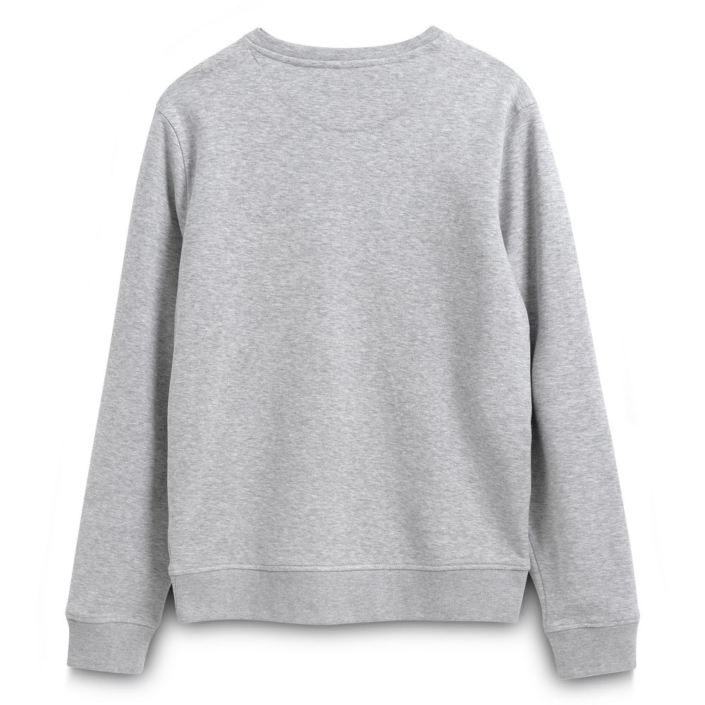 Свитшот унисекс BNC Organic, серый меланж / Миниатюра WWW (1000)