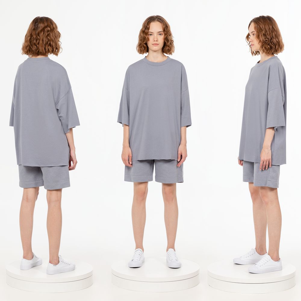 Футболка унисекс T1, серая / Миниатюра WWW (1000)